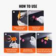 Kit pentru indreptare caroserie fara vopsire, 46 elemente, pistol silicon