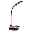 Lampa de birou Smart, incarcare inductiva telefon, 5W, 400 lm, Negru, Material carcasa ABS si aluminiu, 143 x 127 x 310 mm