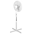 Ventilator cu picior, Teesa 3 viteze, Alb, 45 W, Miscare de oscilatie, Inaltime reglabila 123 cm, Diametru 43cm
