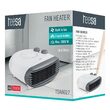 Aeroterma electrica, Teesa 1000 W / 2000 W, Alb, elice aluminiu, 265 x 265 x 125 mm