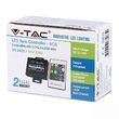 Controller banda LED cu telecomanda, 12/24 V, 240/480 W, RGB si Alb