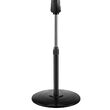 Ventilator cu picior, Teesa 3 viteze, Negru, 45 W, Miscare de oscilatie, Inaltime reglabila 130.5 cm, Diametru 43 cm, Telecomanda