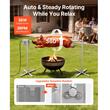 Rotisor electric cu 8 x niveluri de inaltime, 38 W, viteza rotatie 3 rpm, capacitate maxima 60 kg, Inox