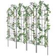 Set 4 Suporturi pentru plante agatatoare, 51 x 180 cm, Otel