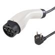 Incarcator portabil EV VEVOR, TYPE 2, 16A, Cablu de incarcare 7.5 m, Schuko, 3.7 kW geanta de transport, IP66, Wi-Fi