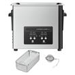 Aparat de curatat cu ultrasunete, Capacitate 6 l, 120W, 40kHz, 40.000 de microbule pe secunda, Inox