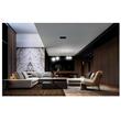 Lustra led 44 W, 4 x globuri, 3340 lm, Negru, Lumina neutra 4000K, 175-265 V, dimensiune 115x120 cm