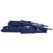 Set 2 scaune pliabile pentru gradina, Albastru, 800 × 755 × 915 mm, material HDPE, WaterProof, max 200 kg