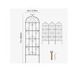 Set 4 Suporturi pentru plante agatatoare, 51 x 180 cm, Otel