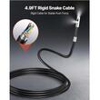 Boroscop articulat cu lentila dubla si Led, Ecran HD 5 inch, Zoom 8X, IP67, cablu 1.5 m