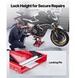 Cric manual pentru moto, 95-340 mm, capacitate max 500 kg, tip foarfeca