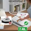Presa termica portabila pentru transfer, 670 W, 40-205 ℃ Placa de încălzire 22.8 x 22.8 cm