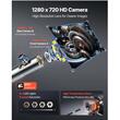 Boroscop articulat cu lentila dubla si Led, Ecran HD 5 inch, Zoom 8X, IP67, cablu 1.5 m