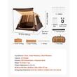 Cort instant gonflabil cu pompa reincarcabila, 4 x persoane, ferestre, Impermeabil, 229 x 229 x 177 cm, Maro