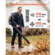 Suflanta pentru frunze cu motor pe benzina 4 Timpi, 1045 m³/h, viteza 317 km/h, rezervor 1.8 l