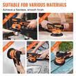 Slefuitor orbital, 6 x viteze 3300-7400 rpm, putere 850W, platan 152 mm, conector praf, actiune dubla DA si GA