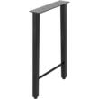 Set 2 picioare pentru mese, Vivatechnix Industrial, Otel, Inaltime 71 cm, max 300 kg, reglaj stabilitate