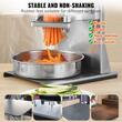 Feliator multifunctional profesional pentru legume/fructe, 4 x lame, Aluminiu/Inox, Vertical