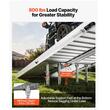 Rampa pliabila si portabila din aluminiu, suprafata aderenta, Capacitate max 360 kg, Dimensiune 1830 x 745 x 85 mm