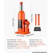 Cric hidraulic tip butelie, 10 tone, Inaltime 230-440 mm, brat lung