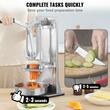 Feliator multifunctional profesional pentru legume/fructe, 4 x lame, Aluminiu/Inox, Vertical