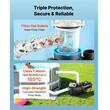 Pompa pentru piscine supraterana, Filtru detasabil, Debit 35000 l/h, Inaltime max 19 m, putere 3000 W, IPX5
