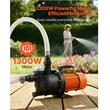 Pompa de suprafata, 1300 W, 4800 l/h, adancime aspiratie 8 m, Inaltime max 48 m, protectie termica