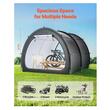 Cort camping pentru depozitare 5 x biciclete, 2 x intrari, fermoare duble, Impermeabil PU4000, 1706 x 2133 x 2438 mm