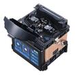 Aparat lipit fibra optica, 4 motoare, Suport fibra 3 in 1, Ecran tactil 5 inch, sudura rapida 6 s, acumulator 7.8 Ah