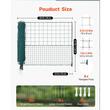 Tarc temporar mobil pentru Pasari/Animale mici, 1.25 x 25 m, Verde, 8 x Stalpi sustinere din fibra de sticla, 4 x cabluri ancorare