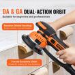 Slefuitor orbital, 6 x viteze 3300-7400 rpm, putere 850W, platan 152 mm, conector praf, actiune dubla DA si GA