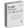 Panou led incorporabil 24W, 4000k alb neutru, diametru 280 mm, 2500 lm