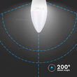 BEC LED E27 4.5W 3000K ALB CALD