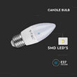 BEC LED E27 4.5W 3000K ALB CALD