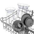 Blender de mana Brown 4 IN 1, putere 1200W, 2 viteze, cutite inox