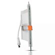 Panou led patrat, incorporabil 18W, 6400k alb rece, sticla, 198x198 mm, 1260 lm