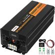 Invertor cu unda sinusoidala pura 5000 W, 24VDC-230VAC, port USB, telecomanda, afisaj LCD