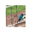 Set 10 stalpi balustrada, 13 x 13 x 1122mm, Negru mat, accesorii prindere