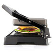 Gratar electric Inox 1000 W, suprafata grill 230 x 145 mm, Tava de scurgere