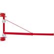 Brat pivotant pentru macara, suport electropalan, scripete, capacitate 300/600 Kg, 1300 x 170 x 800 mm