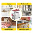 Masina de tocat carne Vevor Profesional Inox, 850W, capacitate 250 kg/h, dimensiune 440 x 280 x 440 mm