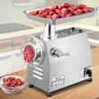 Masina de tocat carne Vevor Profesional Inox, 850W, capacitate 250 kg/h, dimensiune 440 x 280 x 440 mm