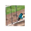 Set 10 stalpi balustrade cu cos si spiralate, 13 x 13 x 1122mm, Negru mat, accesorii prindere