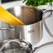 Set 3 oale Inox 1/3/6 l, capac sticla, Scală de măsurare în interior