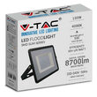 Proiector led, 100W, 4000K, IP65, 8700 lm, Negru, 261 x 32 x 217 mm