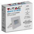 Proiector led, 50W, 6500K, IP65, 4300 lm, Alb, aluminiu