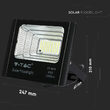 Proiector led cu incarcare solara 16W, 6000K, 1050 lm, telecomanda, 247 x 65 x 210 mm