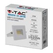 Proiector led, 20 W, 1620 lm, 6400 K, IP65, Aluminiu, Alb