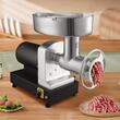 Masina de tocat carne Vevor Premium Inox, 1100W, capacitate 450 kg/h, functionare continua 4 ore