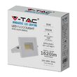 Proiector led, 20 W, 1620 lm, 3000 K, IP65, Aluminiu, Alb